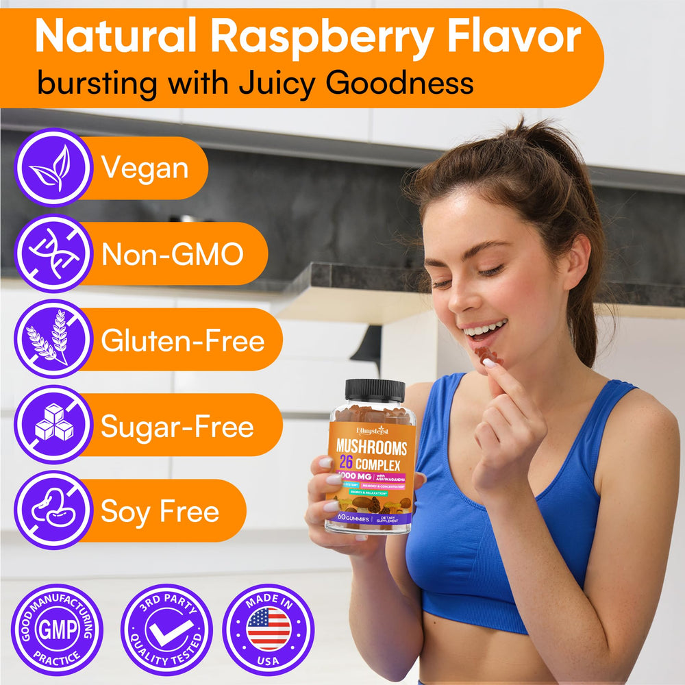 Cordyceps and Turkey Tail mushrooms in the formula