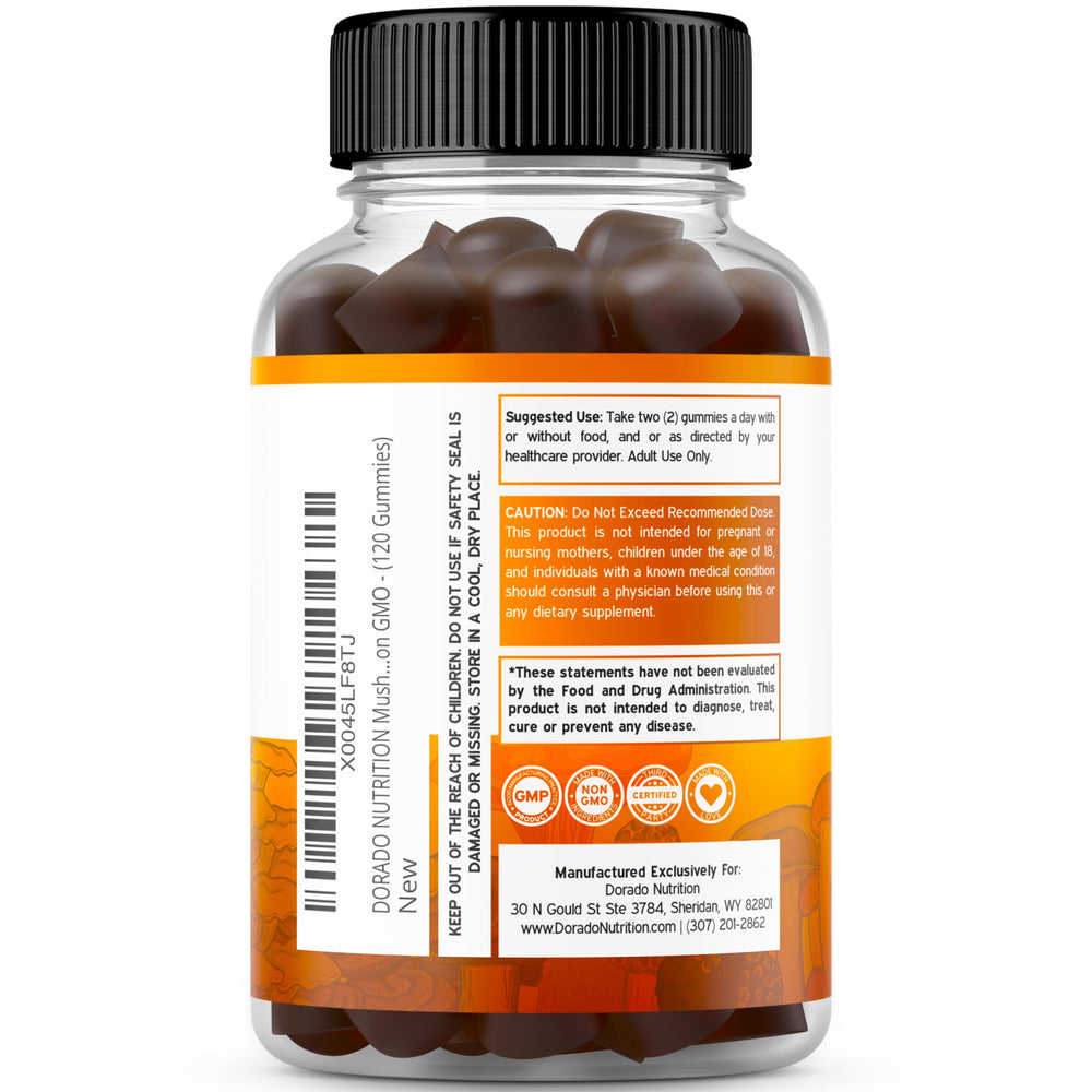 Close-up of product label with nutrition information