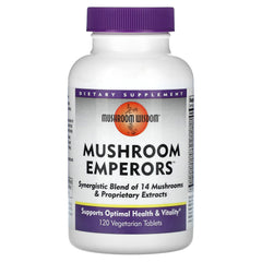 Mushroom Wisdom Mushroom Emperors bottle with label