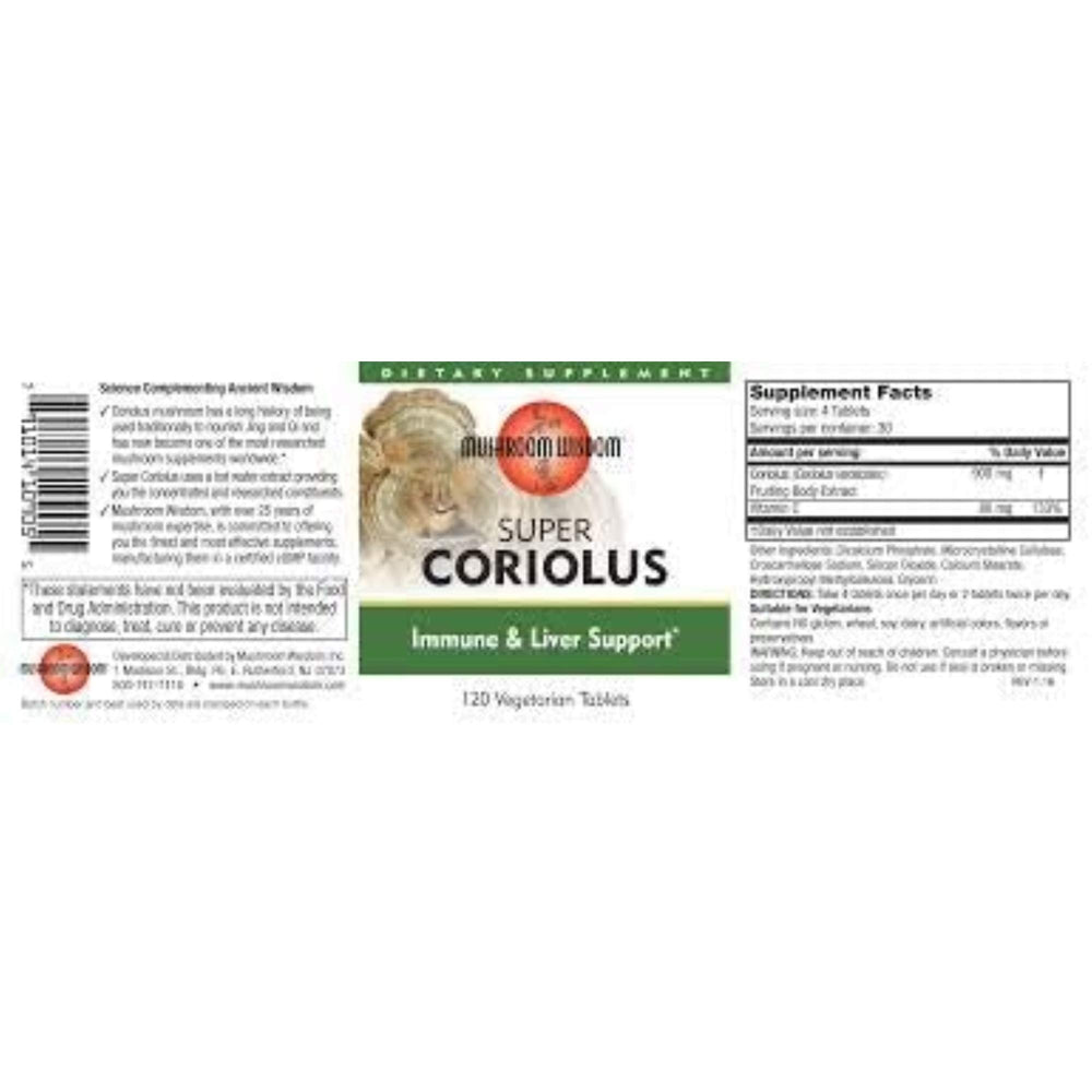 Capsules of Maitake D Fraction supplement with Coriolus mushroom