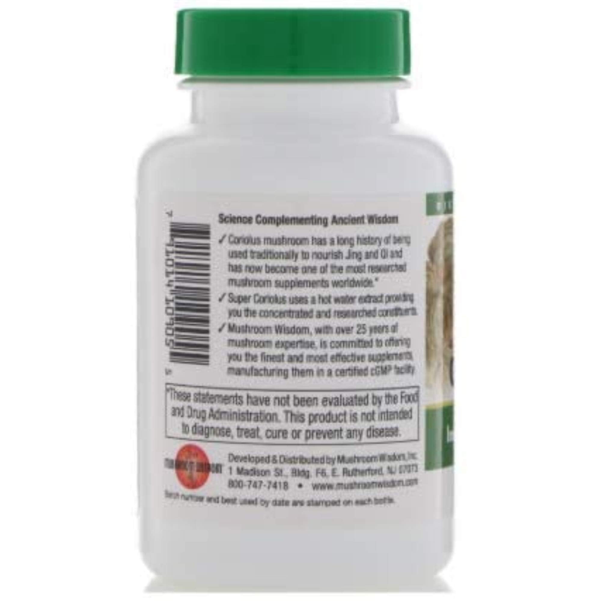 Mushroom Wisdom multi-pack box featuring Coriolus and Maitake supplements