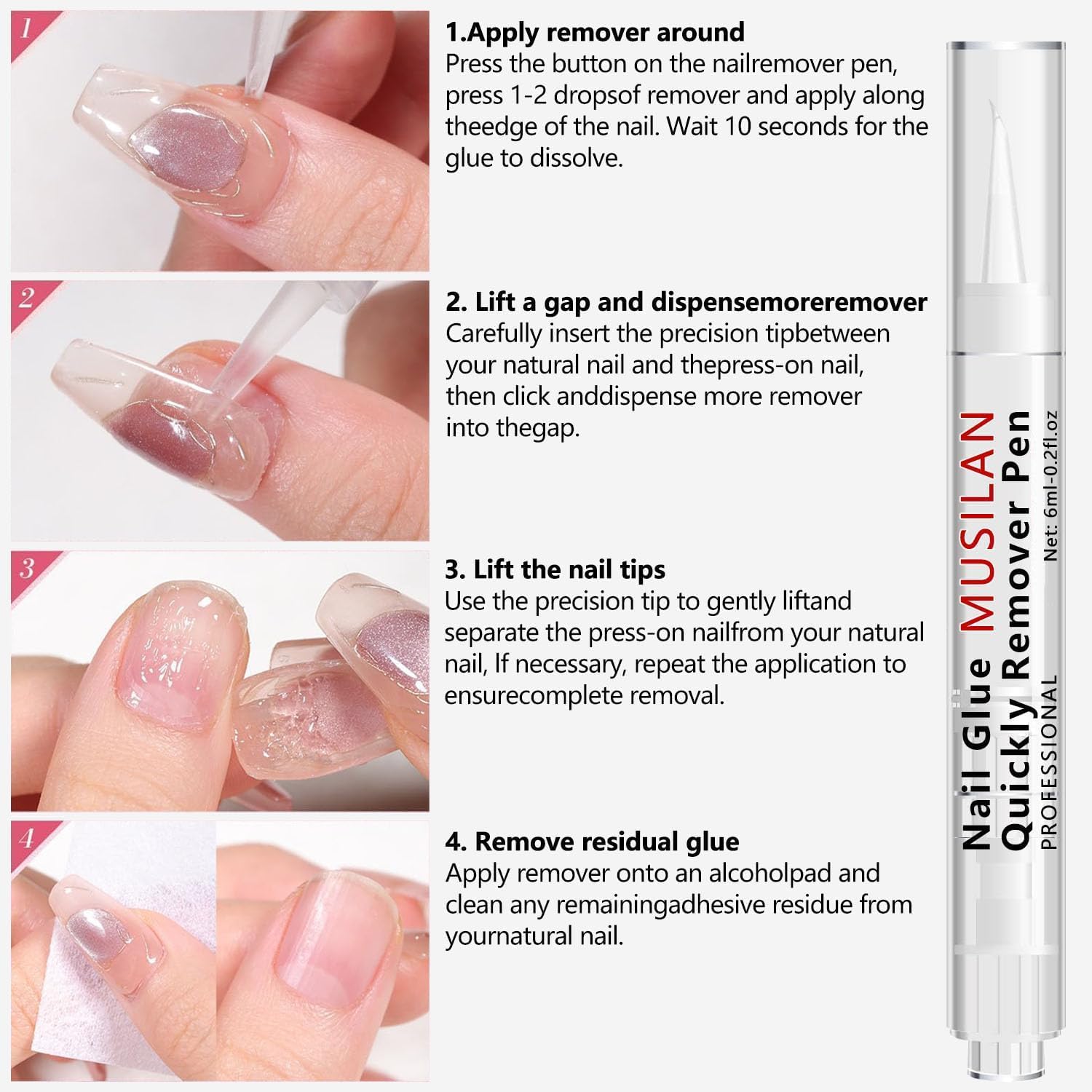 MUSILAN bundle two-piece set for convenient on-the-go nail care