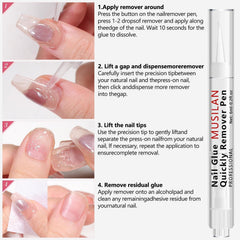 MUSILAN bundle two-piece set for convenient on-the-go nail care