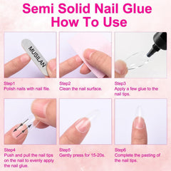 MUSILAN nail-art adhesion for quick, stylish looks