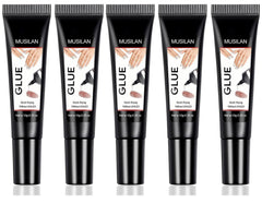 MUSILAN semi solid nail glue kit in action, precise, smooth application