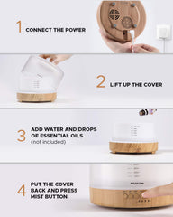 Muson diffuser white packaging and accessories