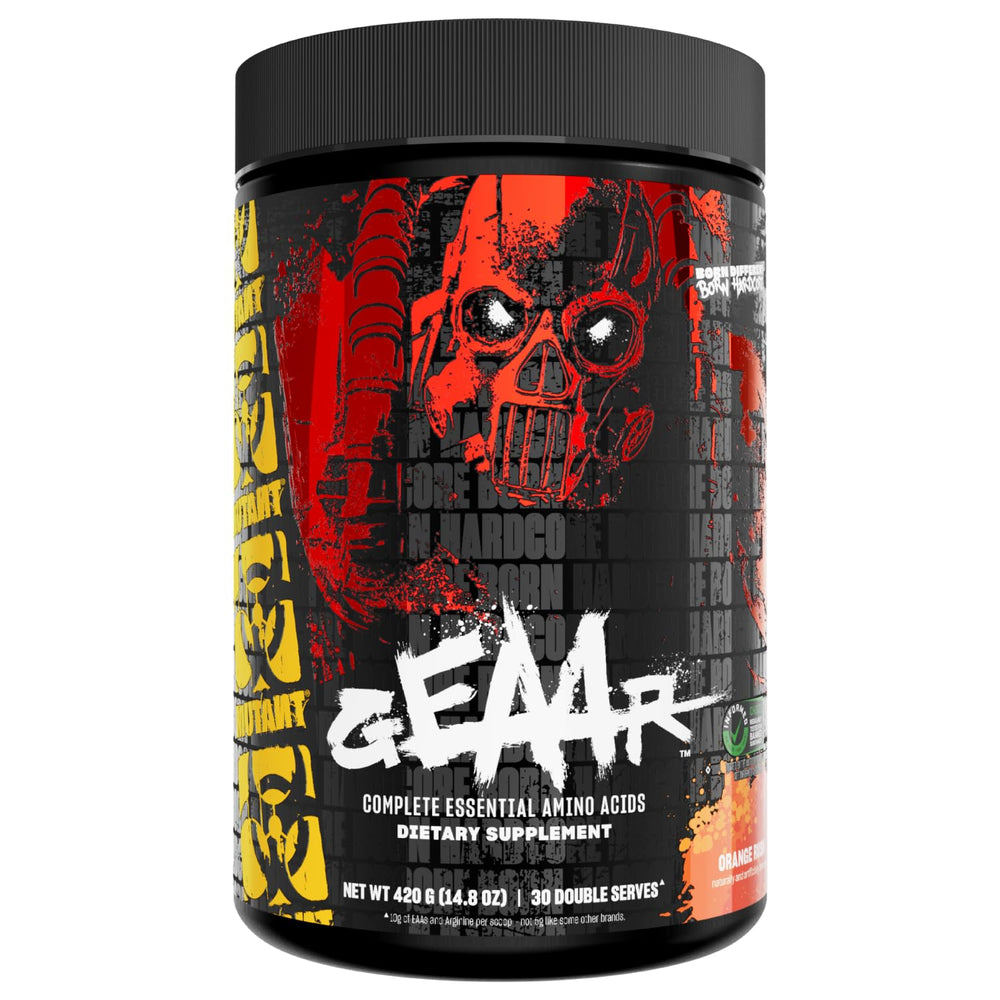 Mutant GEAAR Orange Rush front view canister