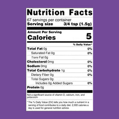Serving size illustration for 60 servings