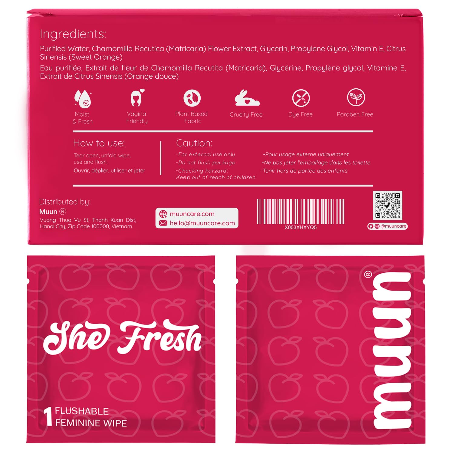 Muun on-the-go hygiene for travel, workouts, and daily use