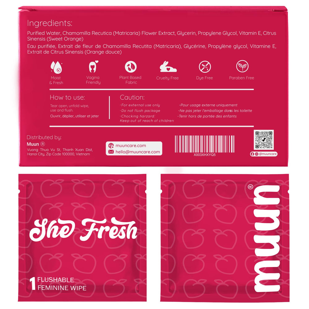 Muun on-the-go hygiene for travel, workouts, and daily use