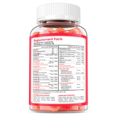 Muun Women's Multivitamin Gummy packaging display shows non-GMO, sugar-free promise.