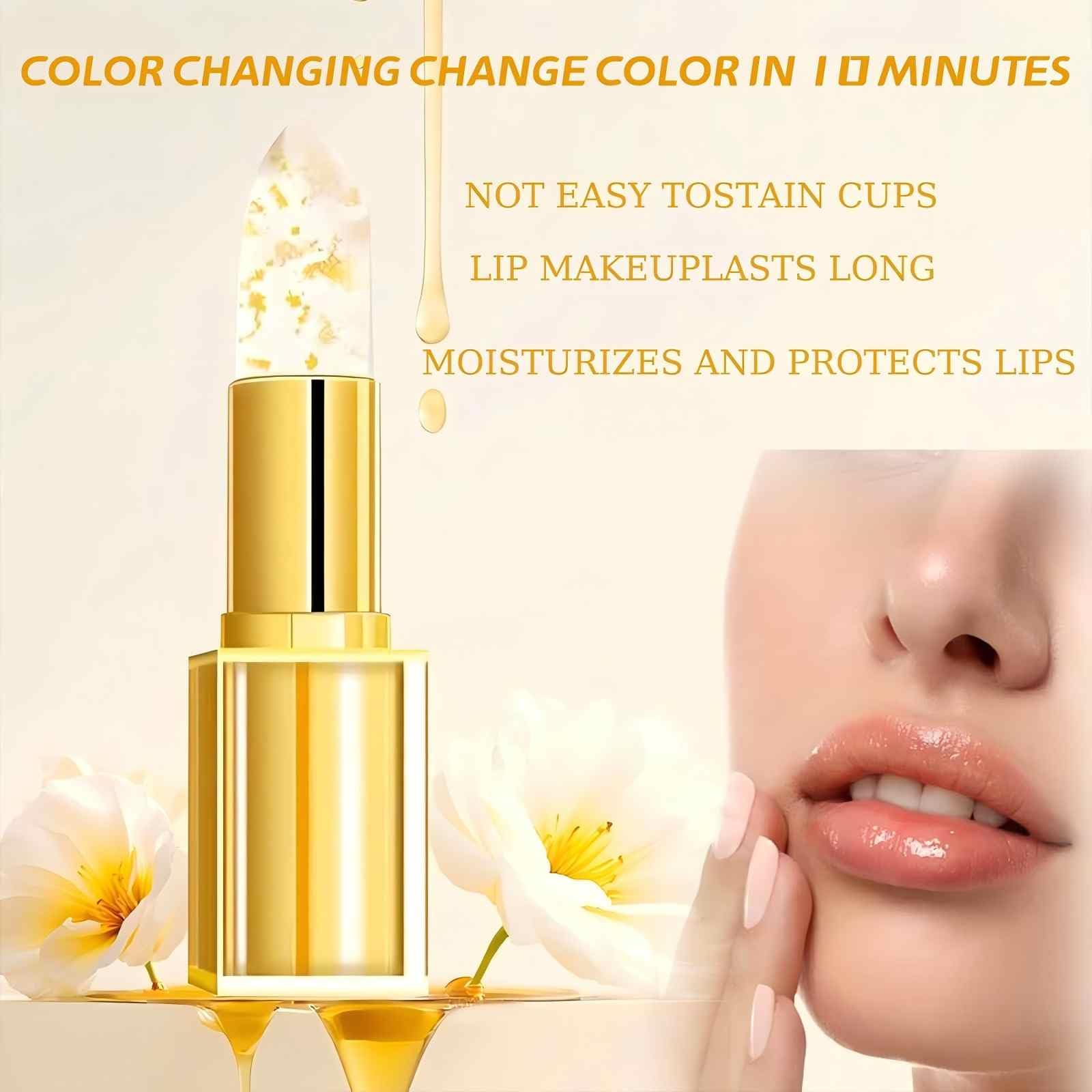 MVC Color Changing Lipstick delivering a smooth-application for comfortable wear.