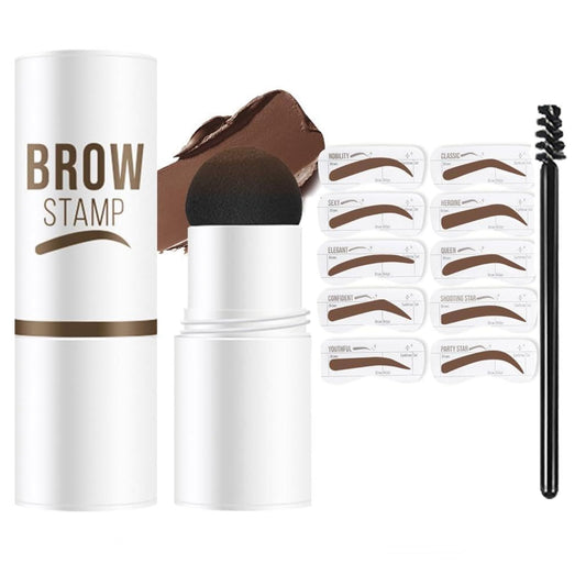 MVC eyebrow stencils and stamp kit for crisp natural brows