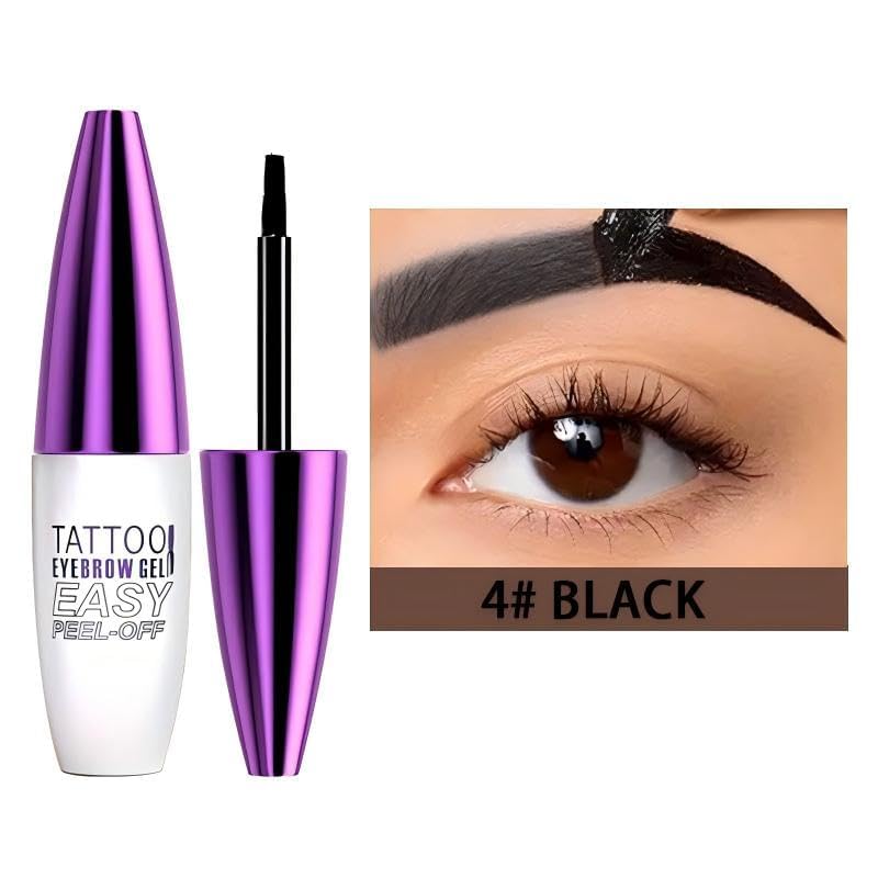 MVC Tattoo Eyebrow Gel 2-Pack application brush applies precise color.