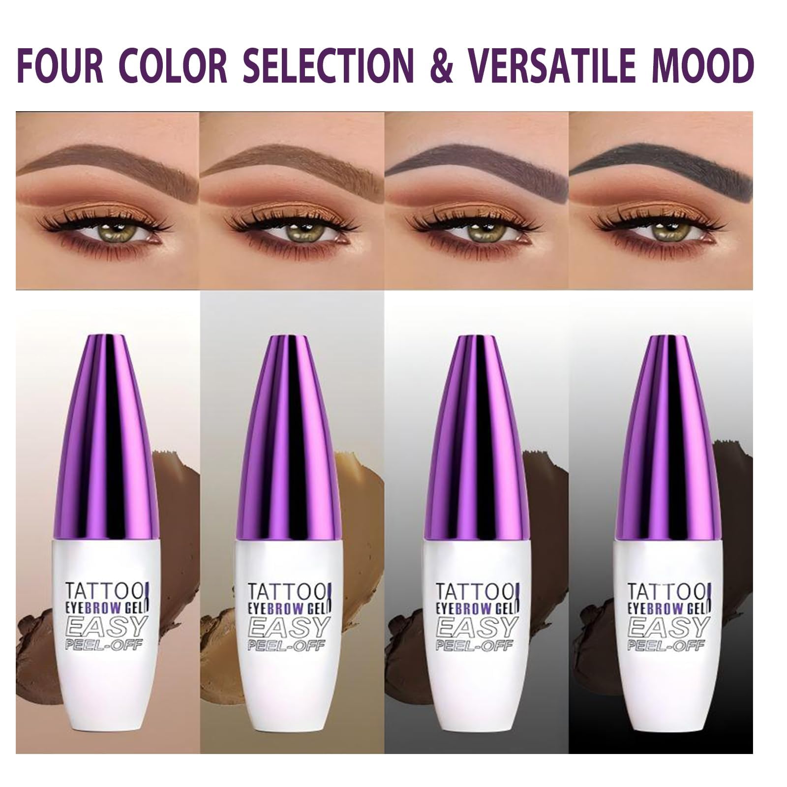 MVC Tattoo Eyebrow Gel 2-Pack waiting 20 minutes for color development.