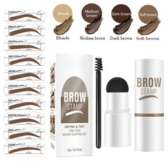 MVC Blonde shade brow kit provides subtle definition for lighter hair.