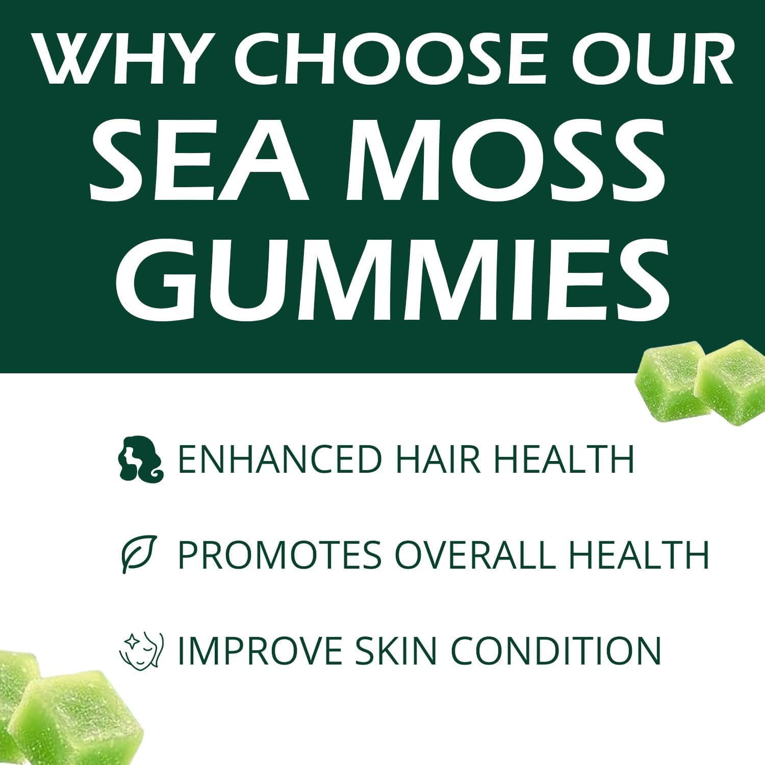 MVC ingredients layout including sea moss and black seed oil for transparency