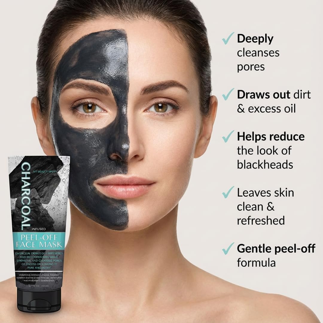 My Beauty Spot Charcoal Face Mask drying stage suggesting 20–30 minutes.