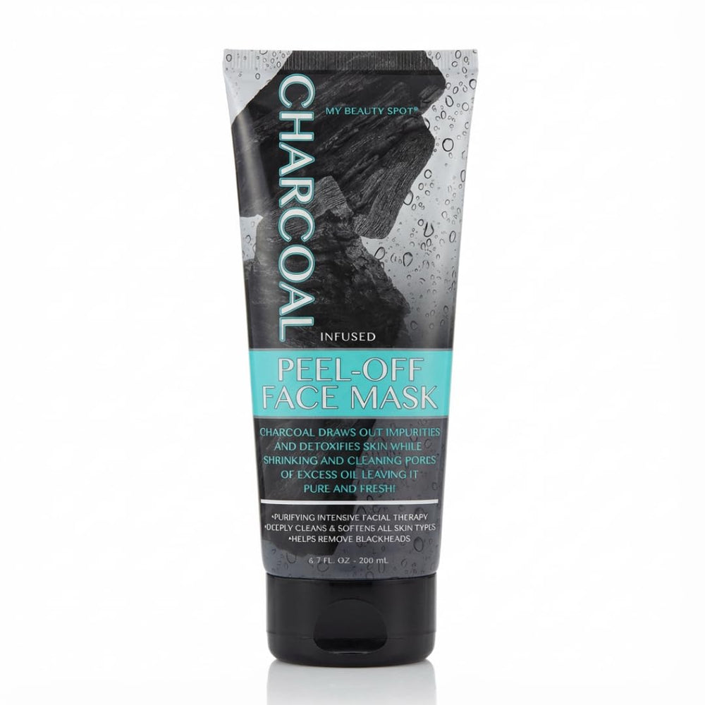 My Beauty Spot Charcoal Face Mask packshot highlighting detoxifying formula for clear skin.