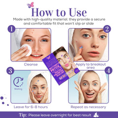 My Beauty Spot Rainbow Patches stay securely in place during day and night.