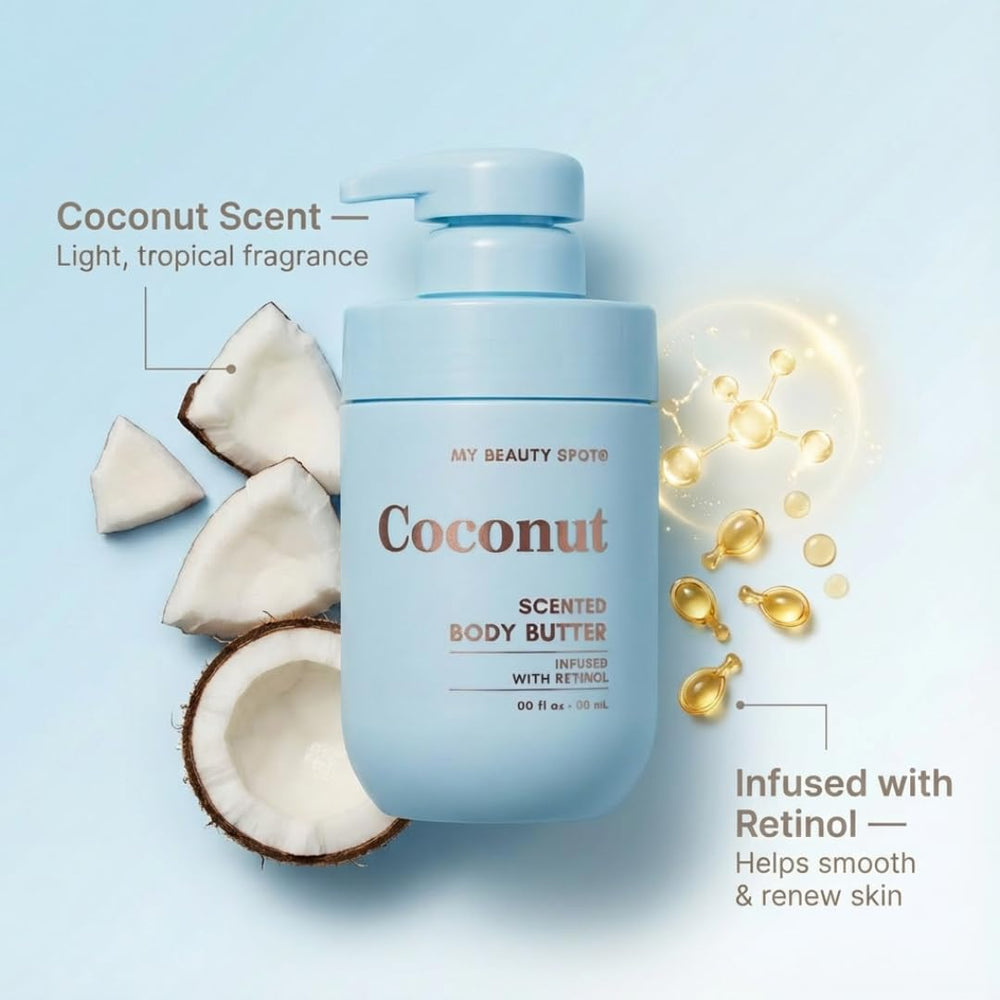 My Beauty Spot retinol-infused lotion texture hints at smoother skin