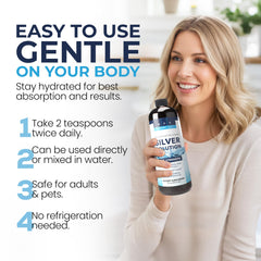 My Doctor Suggests topical silver application for skin comfort.
