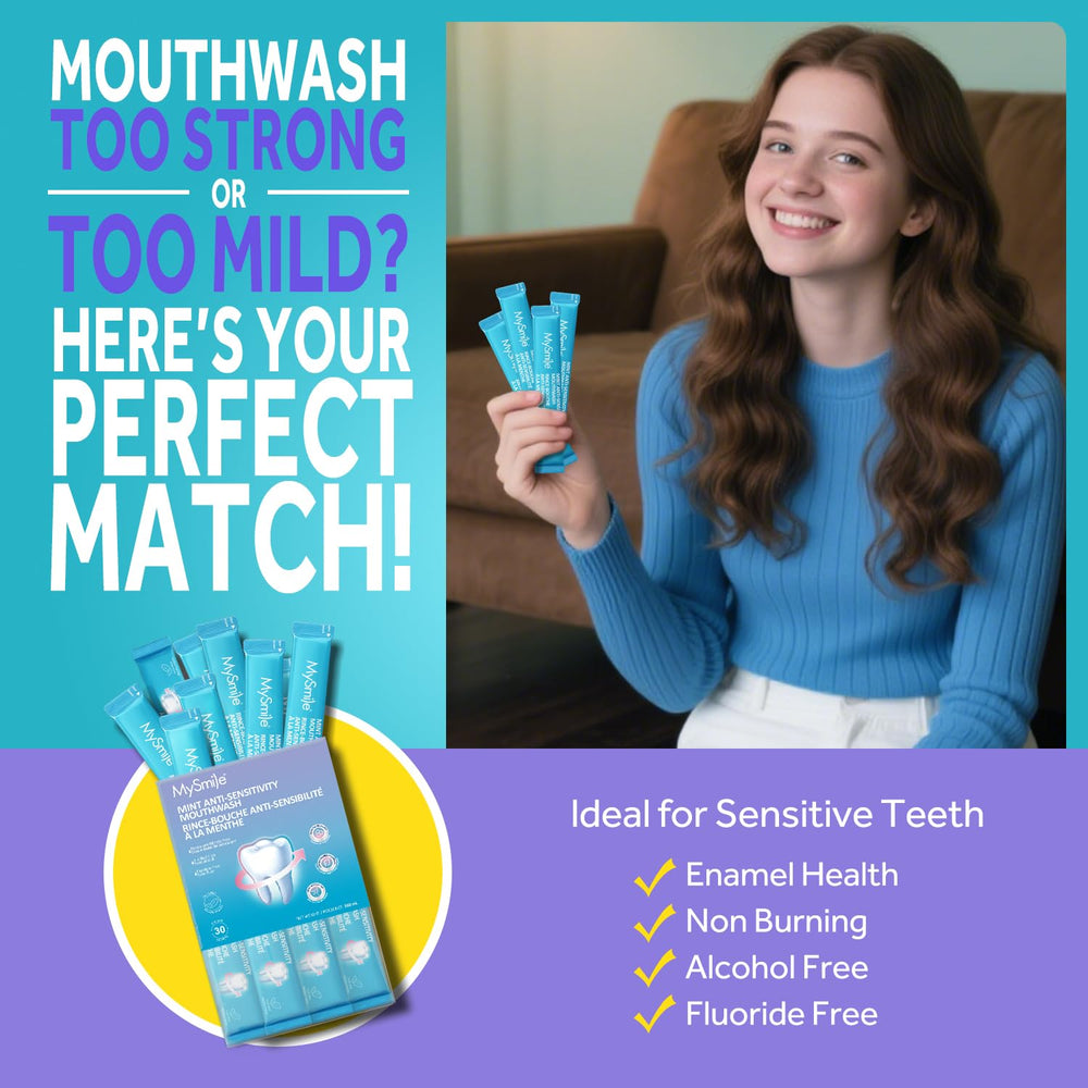 Fluoride-free and alcohol-free labeling on bottle