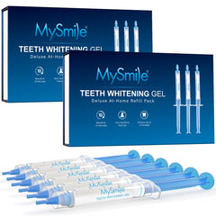 MySmile Teeth Whitening Gel Refills Pack box with 6 pens
