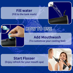 Minty fresh breath concept with MySmile mouthwash