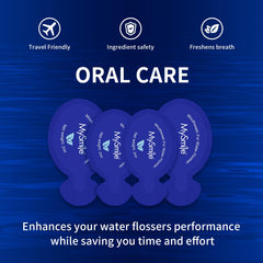 MySmile mouthwash packaging with mint label