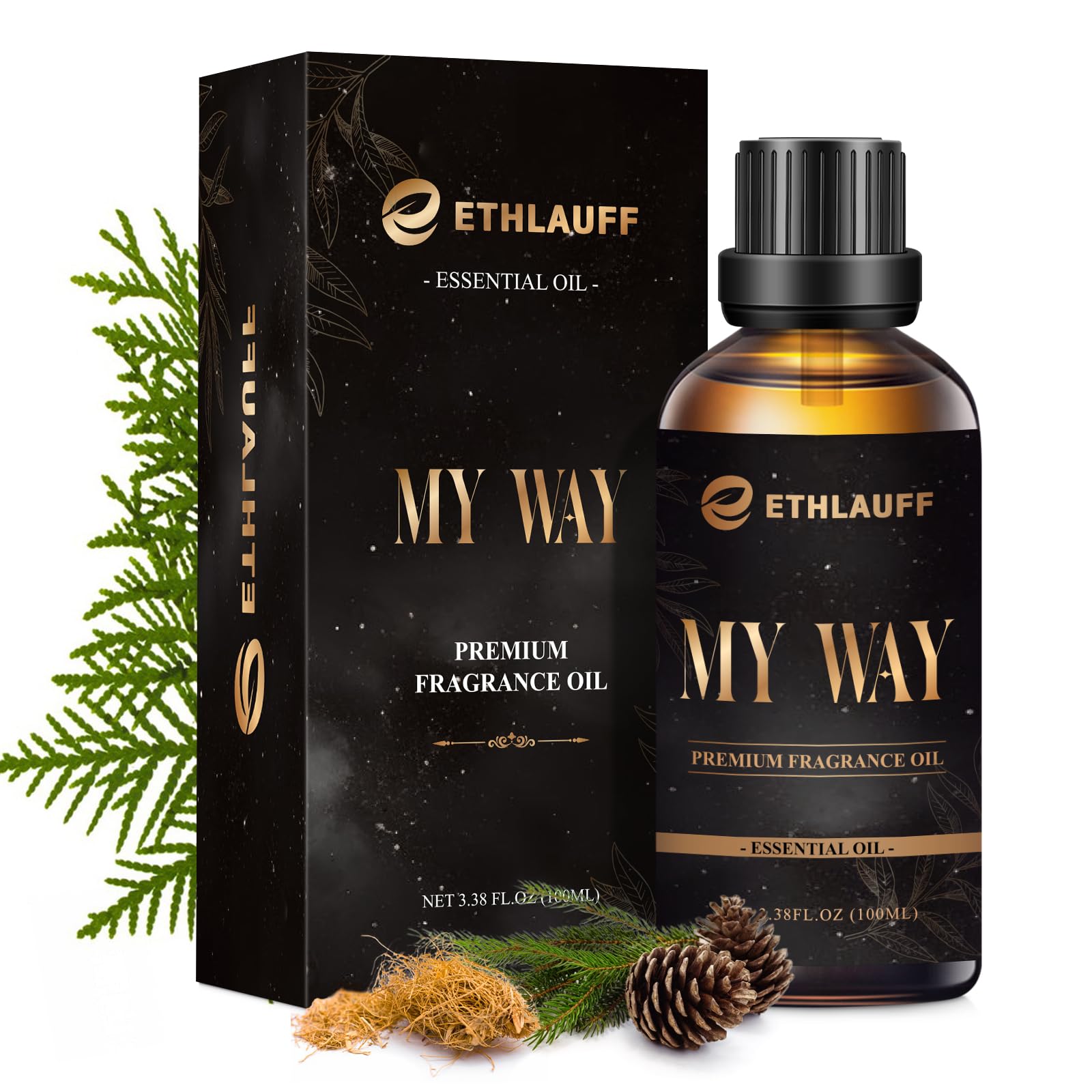 Front view of My Way Diffuser Oil 100ml bottle