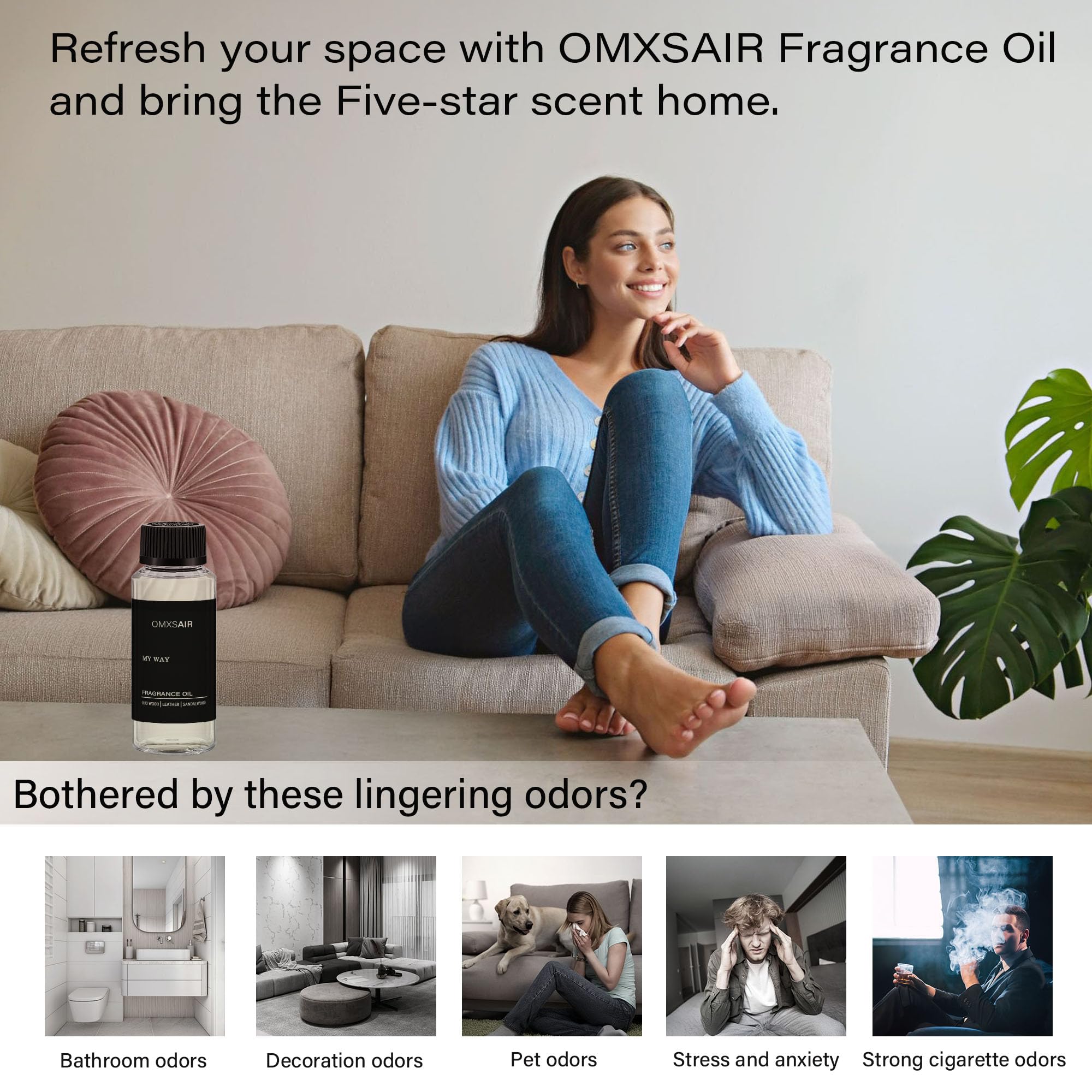Natural, alcohol-free diffuser oil ingredients