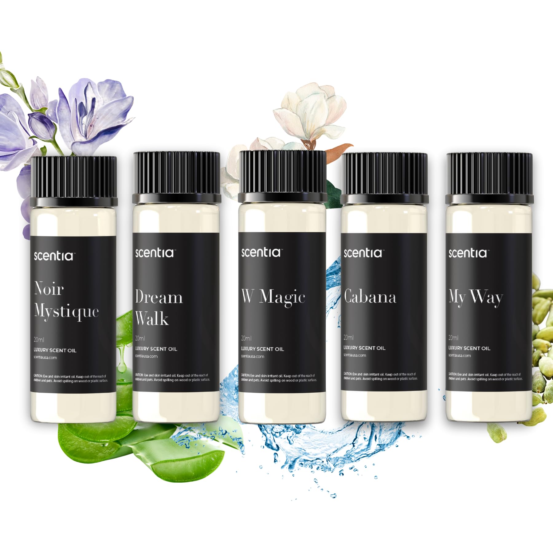 W Magic fragrance bottle with jasmine and musk notes.
