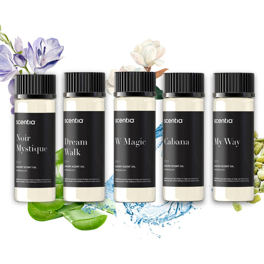 W Magic fragrance bottle with jasmine and musk notes.