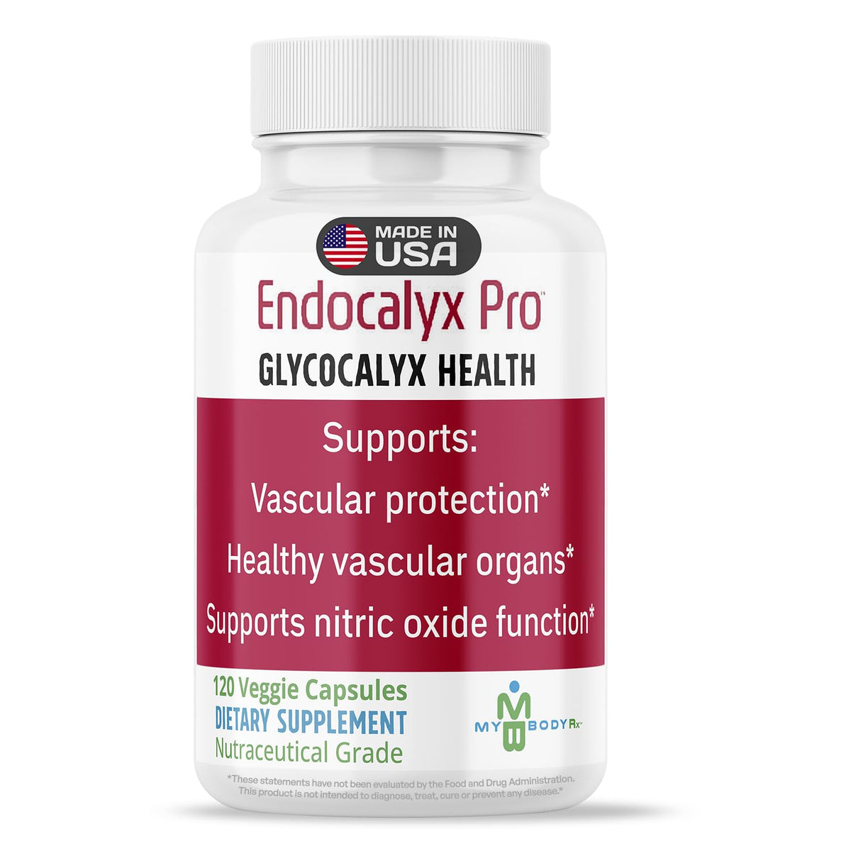 MYBODYRX Endocalyx Pro bottle on white background