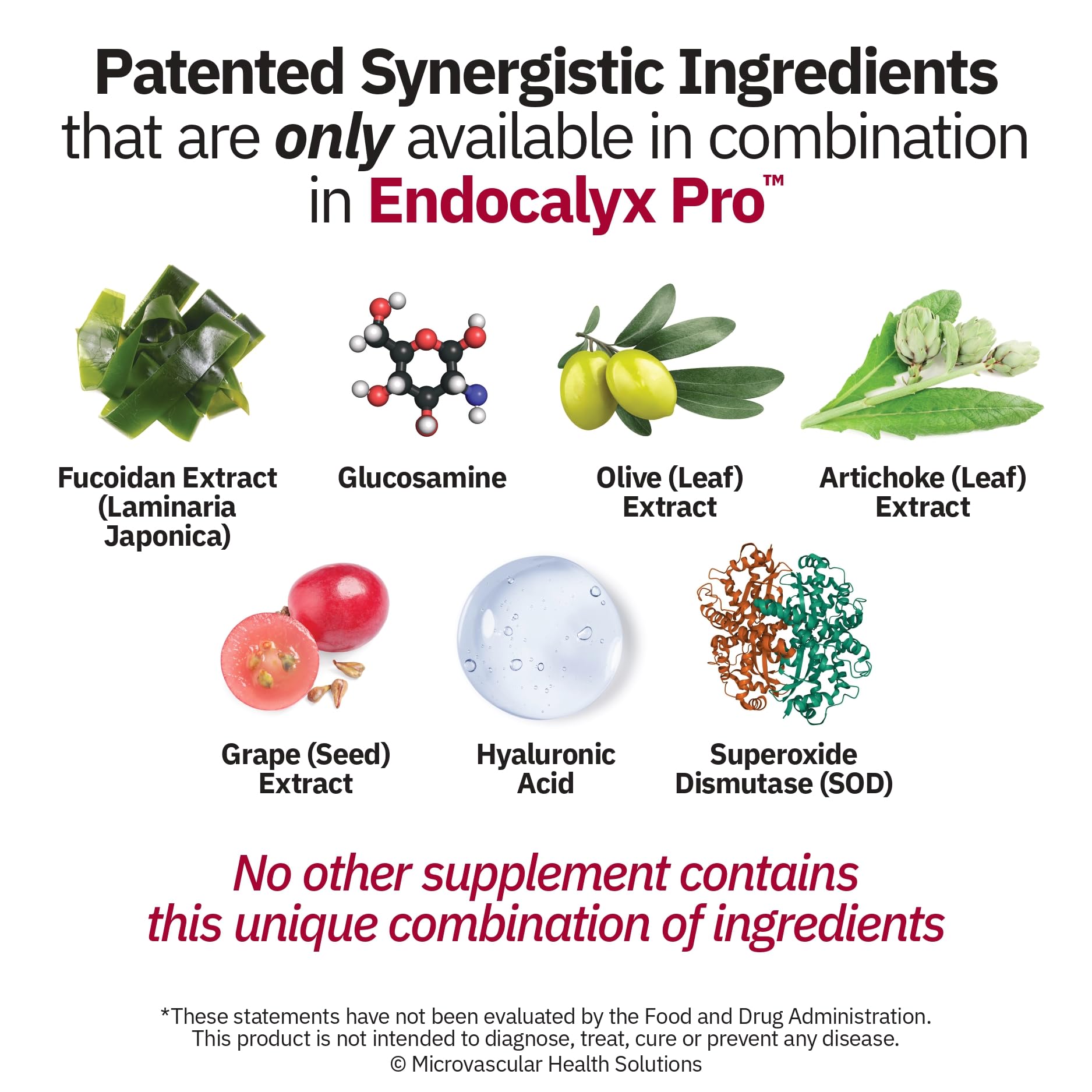 MYBODYRX Endocalyx Pro dosage card illustrating twice daily use