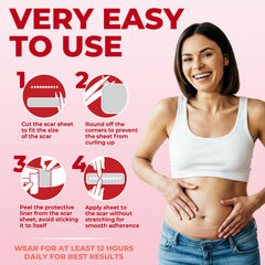 MYHELP breathable scar patches offer comfort under clothing for all-day wear