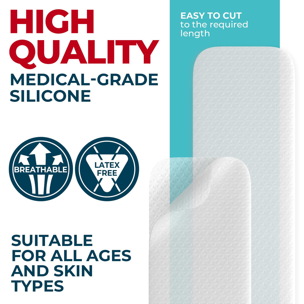 MYHELP scar sheets cut-to-fit for personalized scar coverage