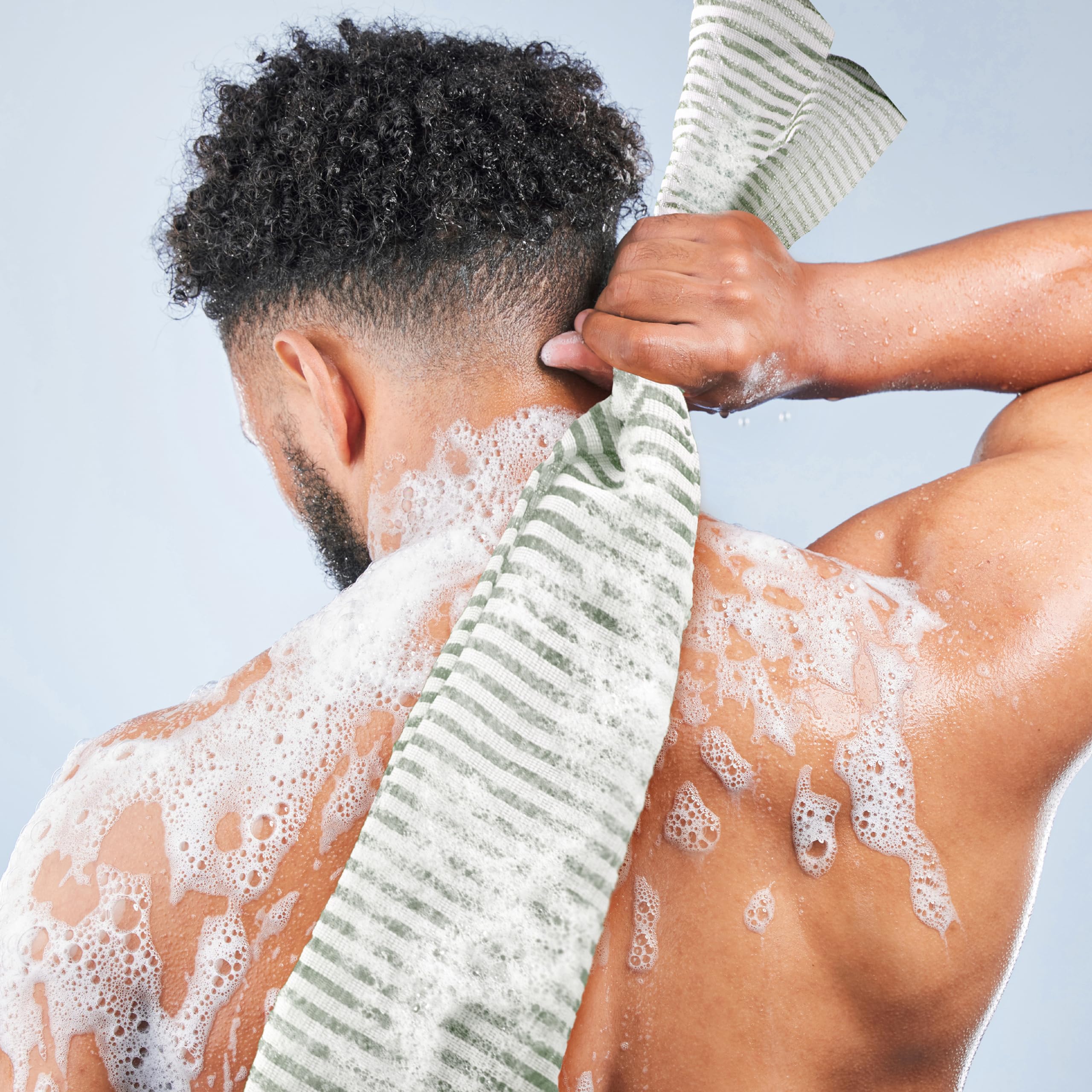myHomeBody strip-design back-scrubber combines style with ergonomic grip