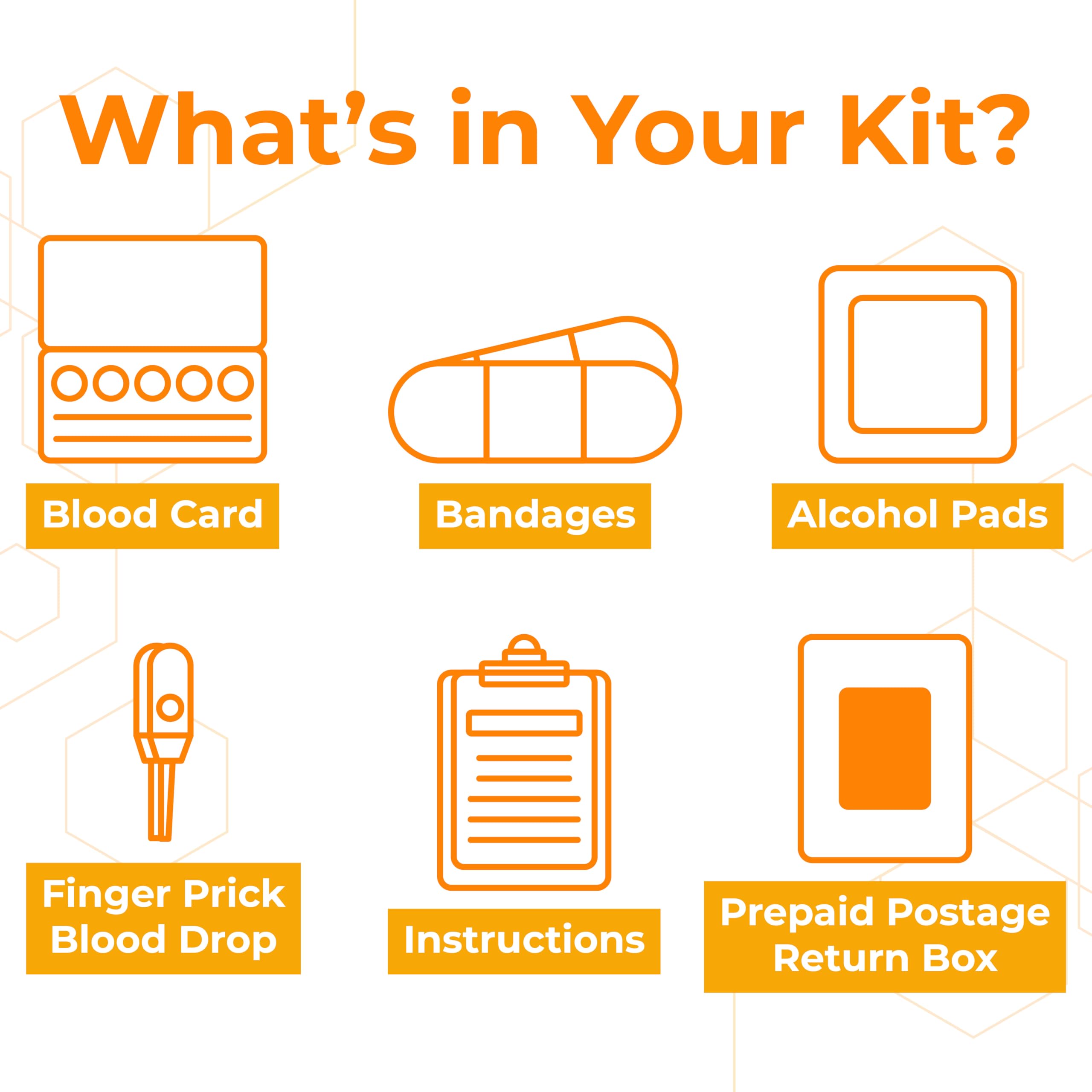 Blood spot collection kit for HSV-2 antibody testing