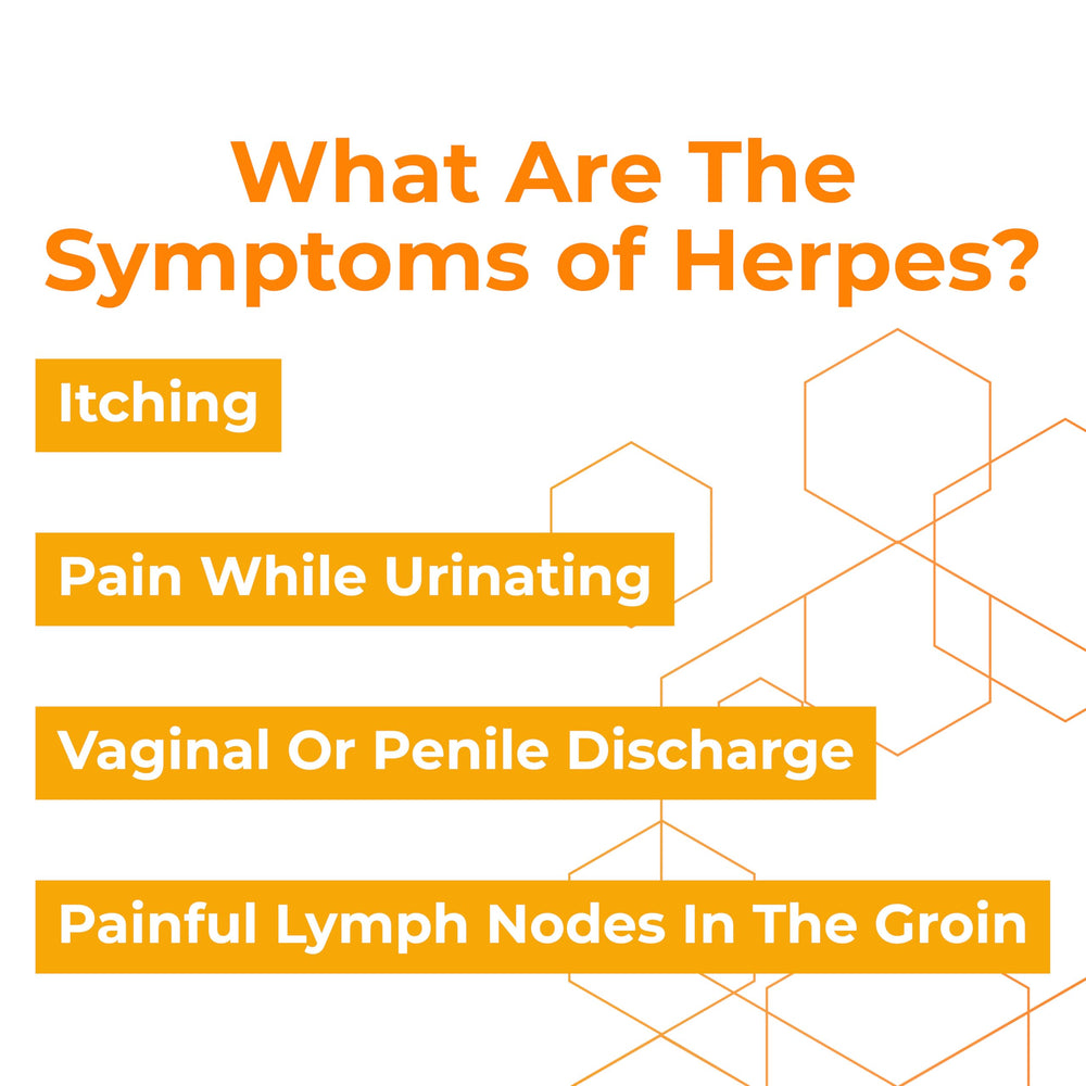 Discreet packaging for at-home herpes test kit