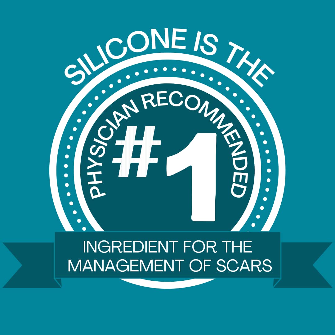 MyNewGel Advanced Scar Sheet on keloid-prone area for potential flat scar management