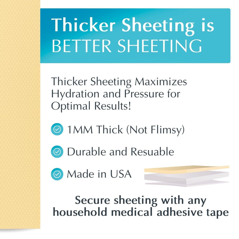 Close-up of medical-grade silicone used by clinics for scar care by MyNewGel