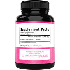 120-count Myo-Inositol capsules packaging