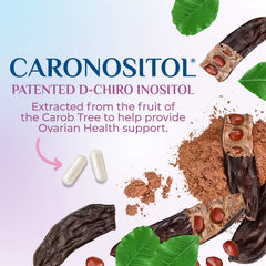 Icons indicating vegan and non-GMO certification on label