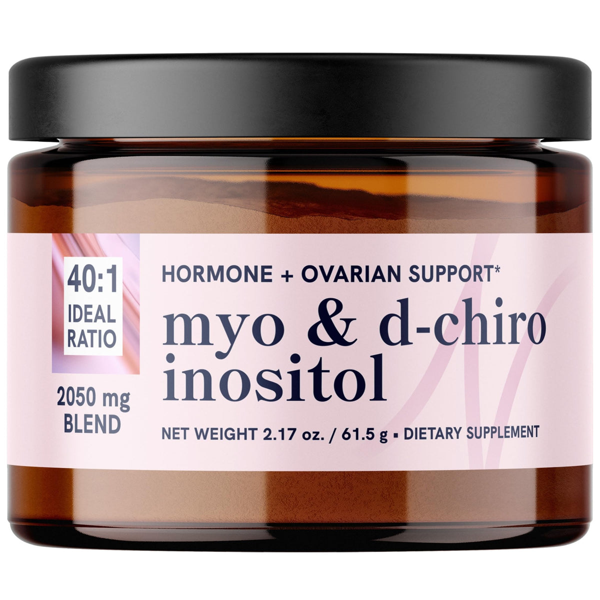 Myo-Inositol & D-Chiro Inositol powder bottle for 30 servings