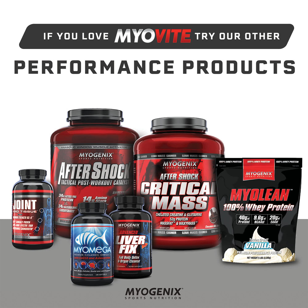 Chelated minerals like zinc and magnesium in Myovite