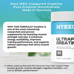 Glass of water with dissolved Creapure creatine