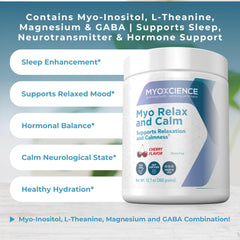 Myo Relax and Calm morning routine shot hints balance and focus.
