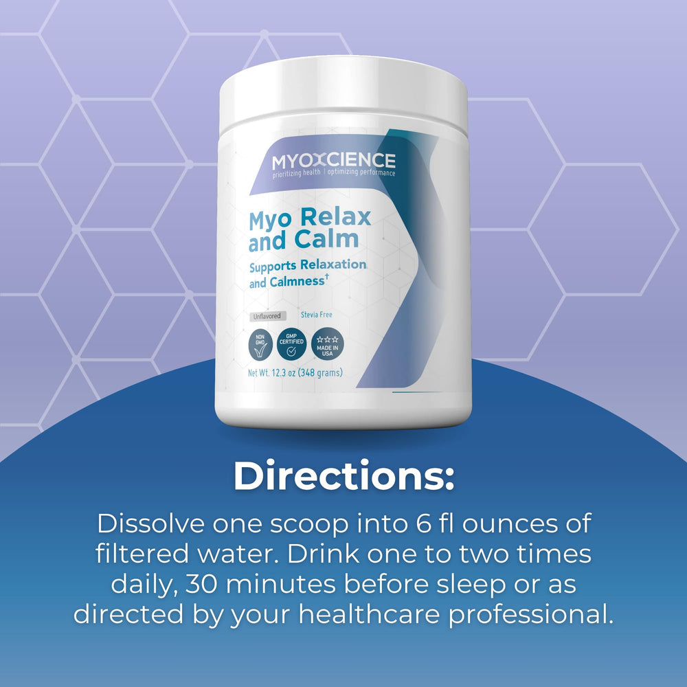 Product packaging and box layout for Myo Relax & Calm